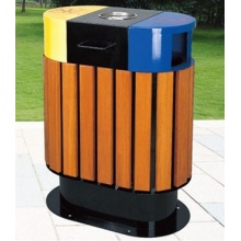 不锈钢户外垃圾桶果皮箱 分类环保垃圾桶 环保垃圾箱 室外钢木