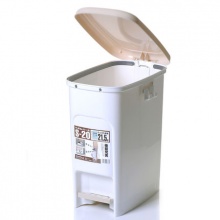 日本进口厨房脚踏式垃圾桶 家用卫生桶 大容量杂物桶 